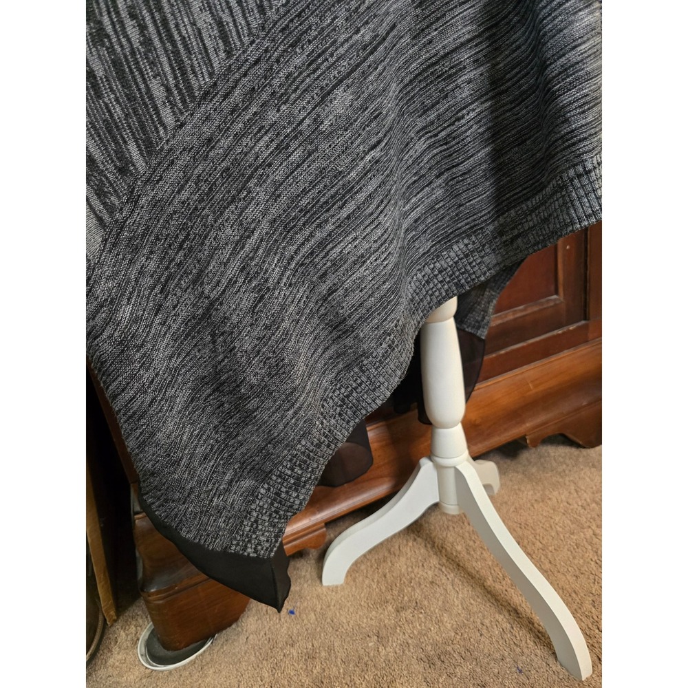P. Luca Milano Lagenlook Layered Asymmetrical Sharkbite Tunic Sweater L/XL - Picture 7 of 10